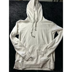 Abercrombie & Fitch Cream Fleece Hoodie Small